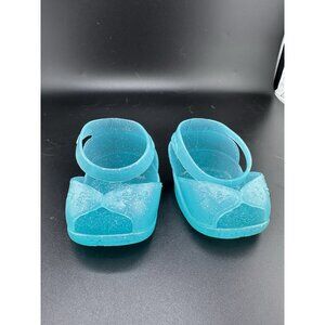 Cabbage Patch Kids‎ Doll Light Blue Glitter Ankle Straps 2009 OAA Jakks Pacific